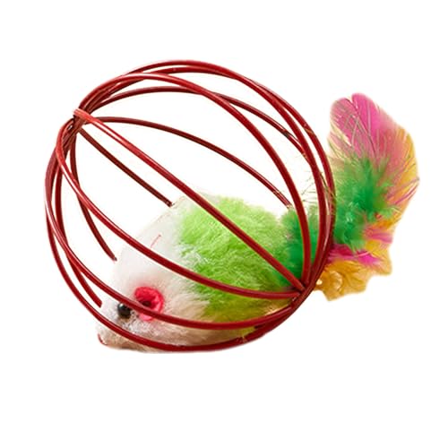 vreplrse Simuliertes Katzenspielzeug in Form Einer Maus mit integriertem Sound für verspielte Katzen. Simuliertes buntes Katzenspielzeug aus Plüsch mit Kleiner Maus, das sanft Geräusche Macht, Typ+2 vreplrse Simuliertes Katzenspielzeug in Form Einer Maus mit integriertem Sound für verspielte Katzen. Simuliertes buntes Katzenspielzeug aus Plüsch mit Kleiner Maus, das sanft Geräusche Macht, Typ+2 von vreplrse