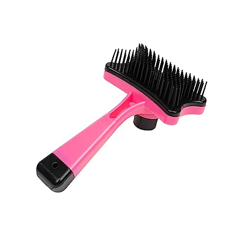 vreplrse Tierhaarkamm Groomer Tools Hundebürste Katzenwerkzeuge Entfernungszubehör Slicker Professionelle multifunktionale Produkte, Rosa von vreplrse