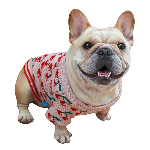 vsilay LIANXUE Haustier Hund Pullover Weihnachten Haustier Kleidung für kleine Hunde Warm Pullover Outfit für Katze Kleidung Winddicht Weich Hund Pullover von vsilay
