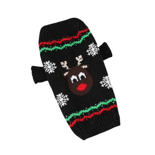 vsilay Lianxue Hunde-Weihnachtsmann-Pullover für kleine, mittelgroße und große Hunde, Weihnachtsmantel, Welpenbekleidung, Pullover, Welpen-Pyjama, Weihnachten von vsilay