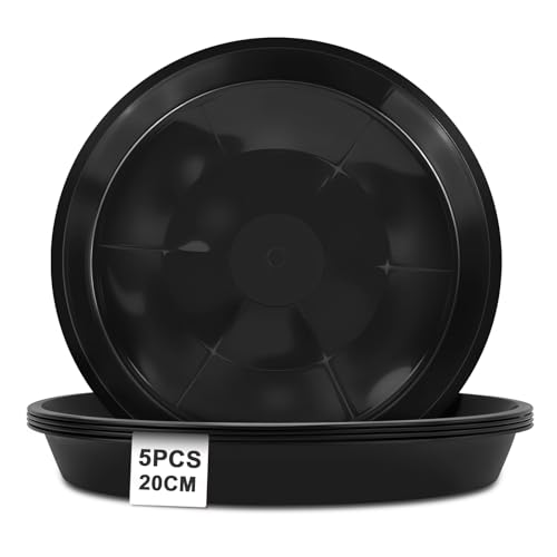 vsshe 5 Stück Blumentopf Untersetzer, Untersetzer für Blumentöpfe, Blumentopfmatte, Kunststoff Blumenuntersetzer Rund aus Ø 20 cm, Blumentopfuntersetzer für Innen- und Außenpflanzen, Schwarz vsshe 5 Stück Blumentopf Untersetzer, Untersetzer für Blumentöpfe, Blumentopfmatte, Kunststoff Blumenuntersetzer Rund aus Ø 20 cm, Blumentopfuntersetzer für Innen- und Außenpflanzen, Schwarz von vsshe