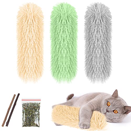 vsshe Katzenminze Plüsch Spielzeug,3 x katzenspielzeug+2 x Katzenminze Sticks für Katzen Spielzeug für Indoor-Kätzchen Zahnreinigung Interaktives Katzenspielzeug für Kleine Katzen vsshe Katzenminze Plüsch Spielzeug,3 x katzenspielzeug+2 x Katzenminze Sticks für Katzen Spielzeug für Indoor-Kätzchen Zahnreinigung Interaktives Katzenspielzeug für Kleine Katzen von vsshe