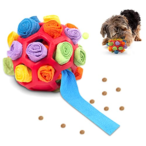 vsshe Schnüffelball für Hunde,Waschbar Schnüffelteppich für Hunde Interaktives Hundespielzeug Ball Intelligenzspielzeug Futterball Schnüffelspielzeug für Mittelgroße Kleine Hunde-Rot vsshe Schnüffelball für Hunde,Waschbar Schnüffelteppich für Hunde Interaktives Hundespielzeug Ball Intelligenzspielzeug Futterball Schnüffelspielzeug für Mittelgroße Kleine Hunde-Rot von vsshe