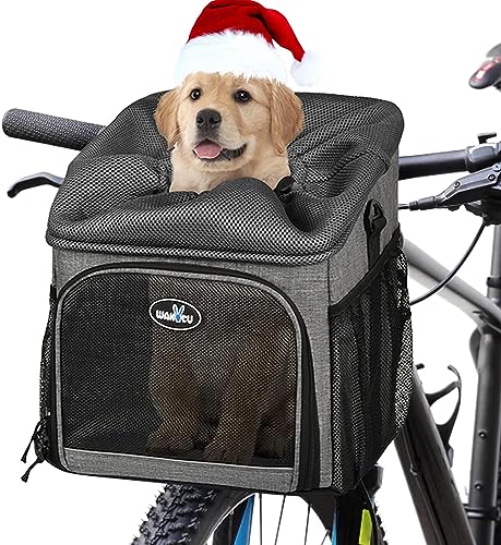 Fahrradkörbe für Hunde, Fahrradkorb Vorne für kleine Haustiere, Hunde, Katzen, Hunde Autositz Abnehmbarer Fahrrad HundekorbSchnellentriegelung, einfache Installation… Fahrradkörbe für Hunde, Fahrradkorb Vorne für kleine Haustiere, Hunde, Katzen, Hunde Autositz Abnehmbarer Fahrrad HundekorbSchnellentriegelung, einfache Installation… von wakytu