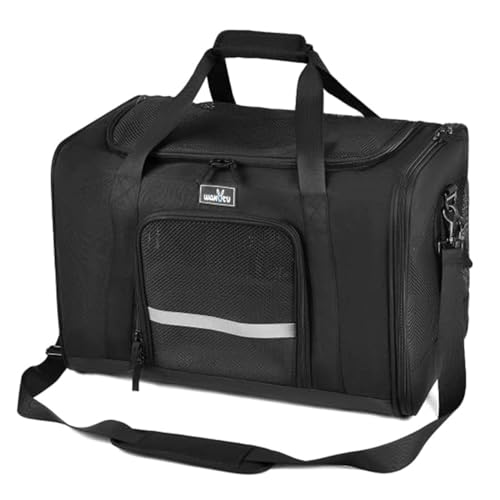 Wakytu Erweiterbare Transportbox für Haustiere von Fluggesellschaften zugelassen Katzentransportbox Reisetasche für Hunde… Wakytu Erweiterbare Transportbox für Haustiere von Fluggesellschaften zugelassen Katzentransportbox Reisetasche für Hunde… von wakytu