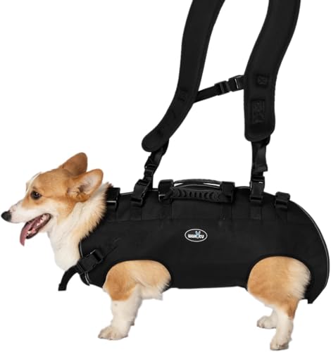 Wakytu Hundetasche für kleine Notfallrucksack Hundetragetasche für behinderte mit Gelenkverletzungen oder ältere geeignet für Treppen rauf und runter und Spaziergänge 15-30 kg Wakytu Hundetasche für kleine Notfallrucksack Hundetragetasche für behinderte mit Gelenkverletzungen oder ältere geeignet für Treppen rauf und runter und Spaziergänge 15-30 kg von wakytu
