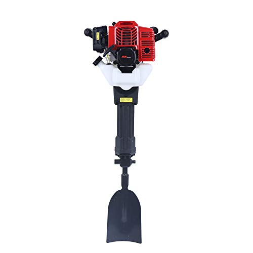 wanwanper Garten Baumgräber, Tragbarer Gartenbaumbagger, 52cc 2 Hub Benzin Bagger Setzling Pflanzung Schaufel Steinbohrmaschine Gartenbaumbagger für Forstwirtschaft Setzlinge, Schwarz + Rot wanwanper Garten Baumgräber, Tragbarer Gartenbaumbagger, 52cc 2 Hub Benzin Bagger Setzling Pflanzung Schaufel Steinbohrmaschine Gartenbaumbagger für Forstwirtschaft Setzlinge, Schwarz + Rot von wanwanper