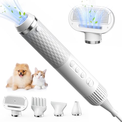 wawofun Hundefön Tierhaartrockner 4 IN 1 Hundefön, Tragbarer Handheld hundefön mit 3 einstellbaren Windgeschwindigkeiten und 4 Temperaturmodi wawofun Hundefön Tierhaartrockner 4 IN 1 Hundefön, Tragbarer Handheld hundefön mit 3 einstellbaren Windgeschwindigkeiten und 4 Temperaturmodi von wawofun