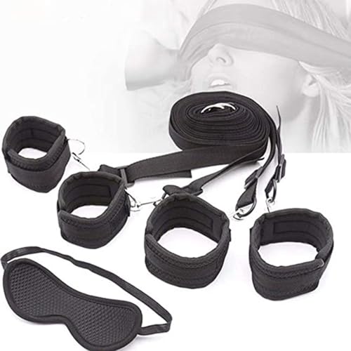 Bett aus Nylon mit Set mit Augenmaske, Zubehör, praktisches Yoga-Set für Paare im Schlafzimmer Bett aus Nylon mit Set mit Augenmaske, Zubehör, praktisches Yoga-Set für Paare im Schlafzimmer von wcsaizpl