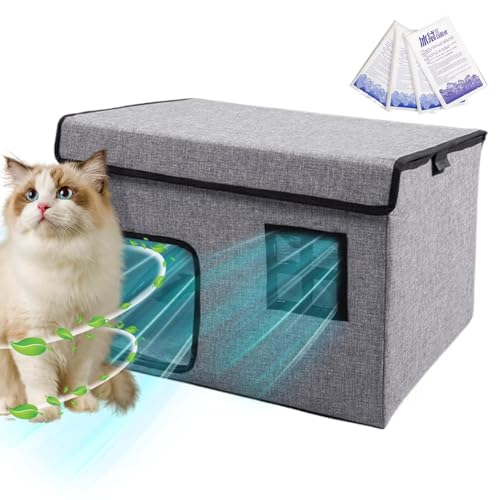 Kühlendes Katzenhaus, Cat Air Conditioning House Cat Cooling House, Katzen Kühlhaus Mit Klimaanlage, Kühlende Hundehütte Haustierhaus Für Indoor Katzen Hunde Kühlendes Katzenhaus, Cat Air Conditioning House Cat Cooling House, Katzen Kühlhaus Mit Klimaanlage, Kühlende Hundehütte Haustierhaus Für Indoor Katzen Hunde von weiting