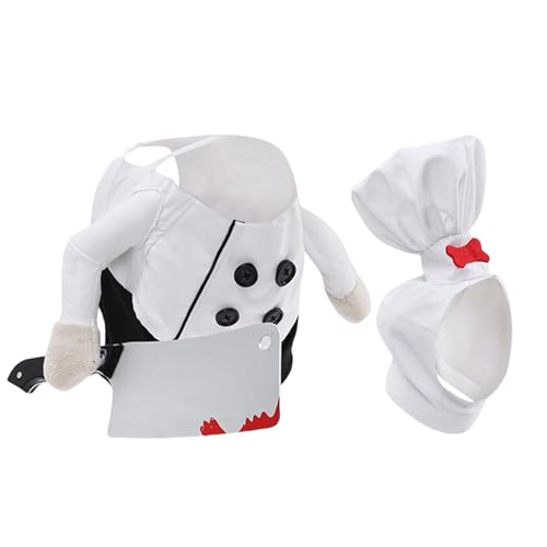 weiting Hundekostüme Für Halloween - Lustiges Kostüm für Festtage,Verstellbares Outfit Mit Kochhut Lustiges Gruseliges Haustierung Fotoprop Für Cosplay weiting Hundekostüme Für Halloween - Lustiges Kostüm für Festtage,Verstellbares Outfit Mit Kochhut Lustiges Gruseliges Haustierung Fotoprop Für Cosplay von weiting