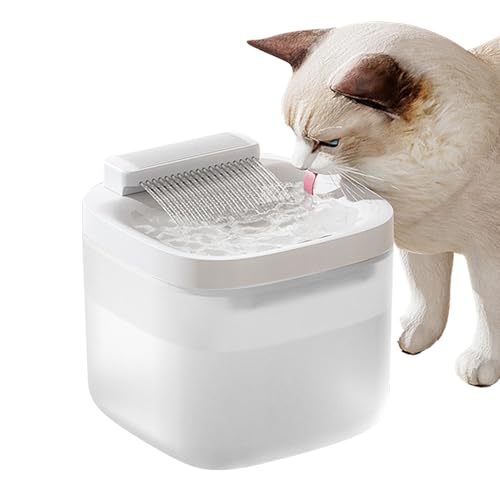 weiting Katzen Trinkbrunnen | Leiser Trinkbrunnen Für Katzen | Großvolumiger Trinknapf Für Katzenwelpen Mit Automatischer Wasserzirkulation von weiting