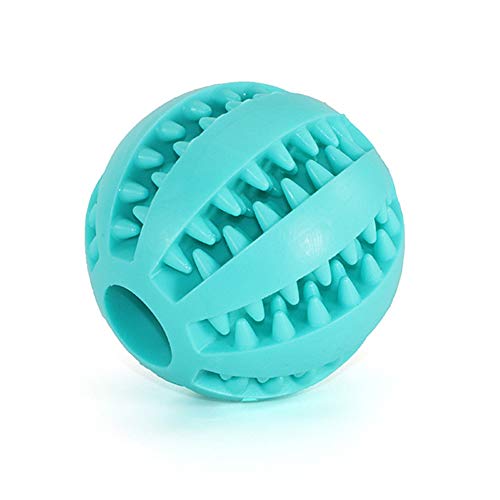 wenyujh Hundeball Hundezahnbürste Kauspielzeug Spielzeug Trainingsspielzeug Hundespielball Hundezahnpflege für Hunde(Mintgrün，5cm) von wenyujh