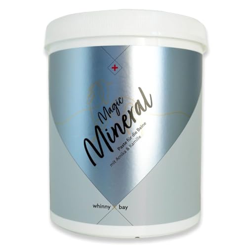 whinny X bay Mineralpaste Magic Mineral – kühlende & wärmende Pflegemaske für Pferde mit Arnika & Kamille | vielseitig & naturbasiert, 2000g von whinny X bay