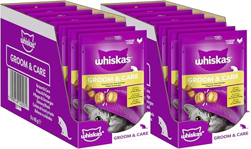 WHISKAS® Groom & Care mit Huhn 2 x 8 x 45g von whiskas