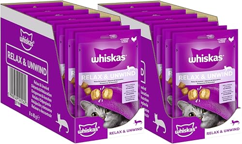 WHISKAS® Relax & Unwind mit Huhn 2 x 8 x 45g von whiskas