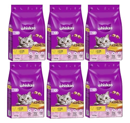 WHISKAS Beutel Trocken Adult 1+ mit Huhn 6 x 3,8kg WHISKAS Beutel Trocken Adult 1+ mit Huhn 6 x 3,8kg von whiskas