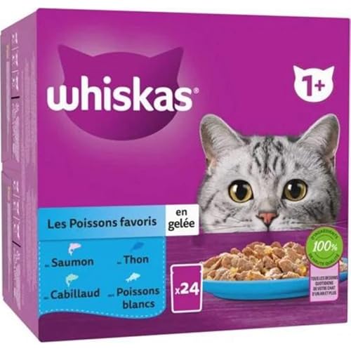 WHISKAS Frischebeutel für Erwachsene Katzen, 24 x 85 g von whiskas