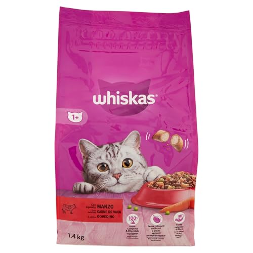 Whiskas 1+ mit Rindfleisch 1.4 kg von whiskas