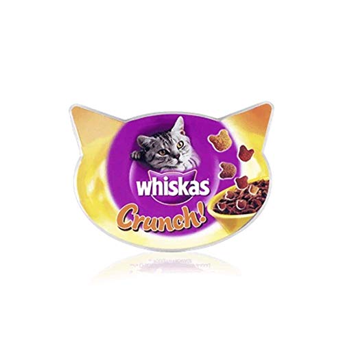 Whiskas Crunch Cat Treats – Dry – 10 x 100 g Töpfe von whiskas