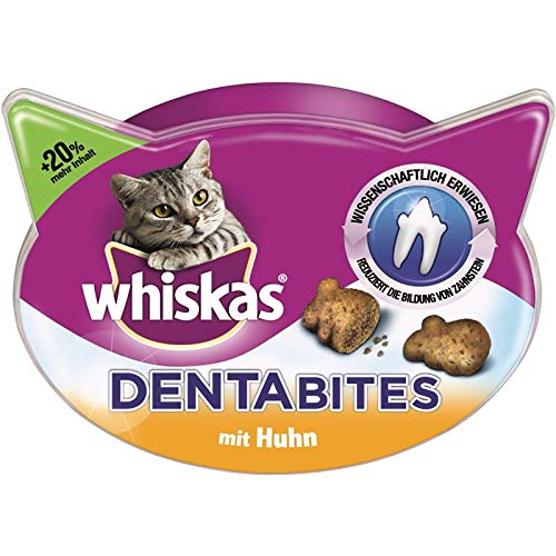 Whiskas Dentabites mit Huhn 6X 48g Katzensnack von whiskas