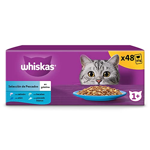Whiskas Nassfutter Auswahl Fisch für Katzen Erwachsene Multipack 2x24x85g von whiskas