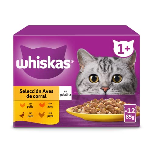 Whiskas Nassfutter für Katzen, Vogelauswahl, Multipack 12 x 85 g Whiskas Nassfutter für Katzen, Vogelauswahl, Multipack 12 x 85 g von whiskas