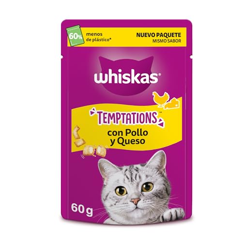 Whiskas Temptations mit Hühnchen und Käse 60 g von whiskas