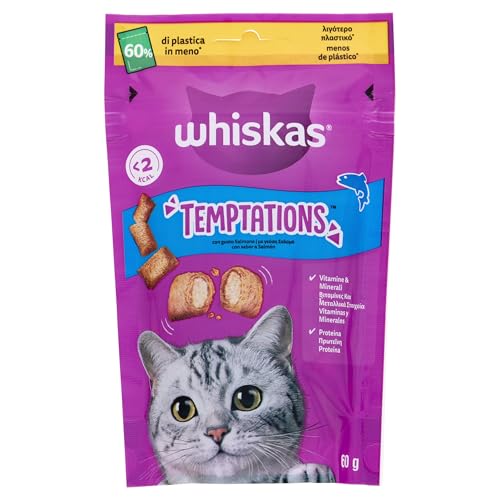 Whiskas Temptations mit Lachs 60 g Whiskas Temptations mit Lachs 60 g von whiskas