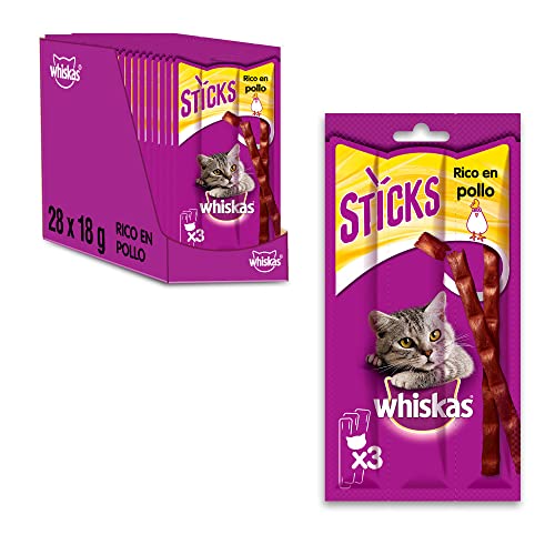 whiskas Snack Sticks rijk aan kip 18 GR von whiskas