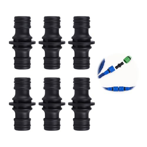 wilcractk Schlauchverbinder 1/2 Zoll Kupplung Für Gartenschlauch Anschluss 2 Wege Schlauchkupplung Verbinder Aus Robustem Kunststoff Schwarz Geeignet Zur Verlängerung Und Reparatur Von Wasserschläuche wilcractk Schlauchverbinder 1/2 Zoll Kupplung Für Gartenschlauch Anschluss 2 Wege Schlauchkupplung Verbinder Aus Robustem Kunststoff Schwarz Geeignet Zur Verlängerung Und Reparatur Von Wasserschläuche von wilcractk
