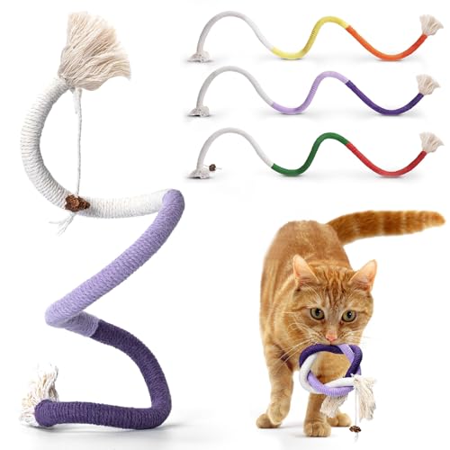 winbarry Katzenminze-Kauseil für Katzen, Katzenspielzeug, interaktives Katzenspielzeug für Indoor-Katzen und Kätzchen, Zahngesundheit & Anreicherungsspiel winbarry Katzenminze-Kauseil für Katzen, Katzenspielzeug, interaktives Katzenspielzeug für Indoor-Katzen und Kätzchen, Zahngesundheit & Anreicherungsspiel von winbarry