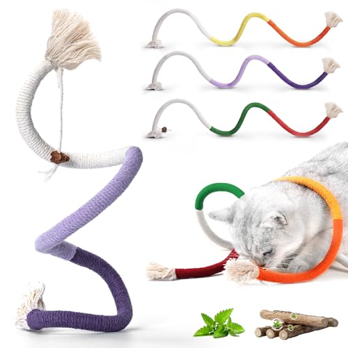 winbarry Katzenspielzeug, Katzenbeißseil, Katzenspielzeug Selbstbeschäftigung, Katzenminze Spielzeug für Katzen Zahnpflege und Gegen Mundgeruch winbarry Katzenspielzeug, Katzenbeißseil, Katzenspielzeug Selbstbeschäftigung, Katzenminze Spielzeug für Katzen Zahnpflege und Gegen Mundgeruch von winbarry