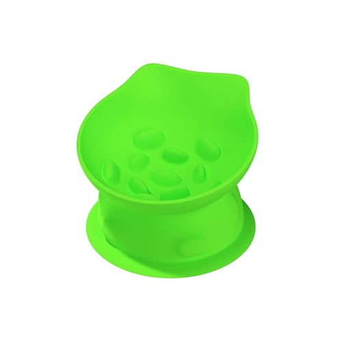 Big Raised Cat Slow Feeder Bowl Dog Food Bowl Green Big Raised Cat Slow Feeder Bowl Dog Food Bowl Green von windhunt