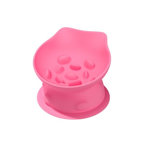 Big Raised Cat Slow Feeder Bowl Dog Food Bowl Pink Big Raised Cat Slow Feeder Bowl Dog Food Bowl Pink von windhunt