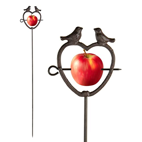 windschief-living Bezauberndes Vogelfutterherz BETHIA, Gusseisen Stabfutterherz, romantisch 93 cm windschief-living Bezauberndes Vogelfutterherz BETHIA, Gusseisen Stabfutterherz, romantisch 93 cm von windschief-living
