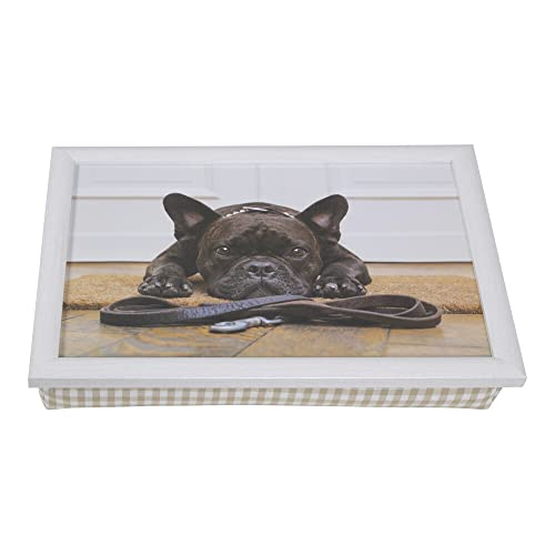 windschief-living Landhaus Tablett, Knietablett, Kissentablett, Schoßtablett Bulldogge windschief-living Landhaus Tablett, Knietablett, Kissentablett, Schoßtablett Bulldogge von windschief-living