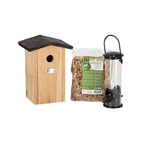 windschief-living Praktisches Vogelhaus, Blaumeise, Vogelhaus Landhaus, Komplettpaket windschief-living Praktisches Vogelhaus, Blaumeise, Vogelhaus Landhaus, Komplettpaket von windschief-living