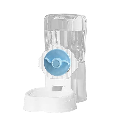 Clean Tidy Pet Feeder Convenient Hanging Water Dispenser for Cats Dogs Rabbit Guinea Pigs Frettchen Igel Large Capacity Automatic with Thread Blue 1 von wirlsweal