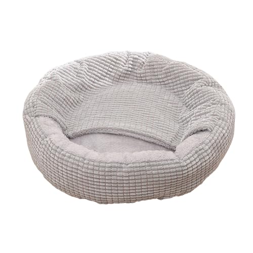 wirlsweal Cozy Cave Bed for Cats Winter Cat Nest Soft Breathable Cotton Bed for Small Dogs Keep Pet Warm Cozy Soft Warm Pet Bed for Cats Grey S von wirlsweal
