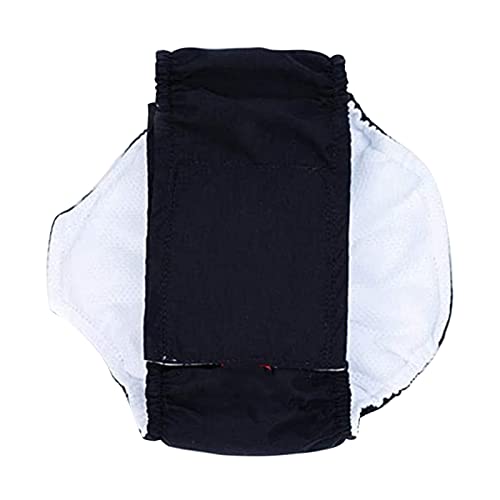 Puppy Diaper Puppy Shorts Cloth Diaper Breathable for Summer Black XS von wirlsweal