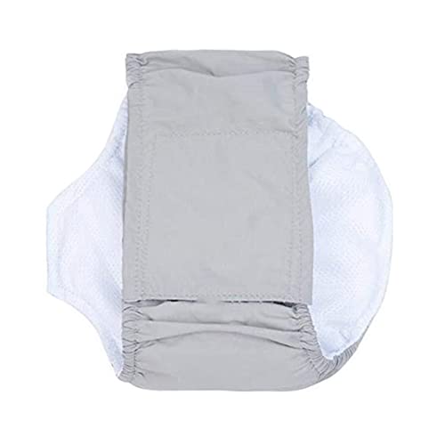 wirlsweal Puppy Diaper Puppy Shorts Cloth Diaper Breathable for Summer Grey XL von wirlsweal