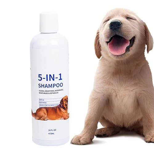 wiroouia Feuchtigkeitsspendendes Hundeshampoo, Haustiershampoo,Tränenloses Welpenshampoo - 16fl Oz Smell Good Hundeshampoo, Hundeshampoo und Fellwäsche, trockene Haut und Juckreizlinderung, wiroouia Feuchtigkeitsspendendes Hundeshampoo, Haustiershampoo,Tränenloses Welpenshampoo - 16fl Oz Smell Good Hundeshampoo, Hundeshampoo und Fellwäsche, trockene Haut und Juckreizlinderung, von wiroouia