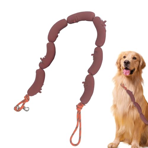 wiroouia Hundeleinen | Spaß Wurstförmige Outdoor Hundeleine,Ergonomisches Werkzeug Mit Bewegungsfreiheit Für Spaziergänge Wanderungen von wiroouia