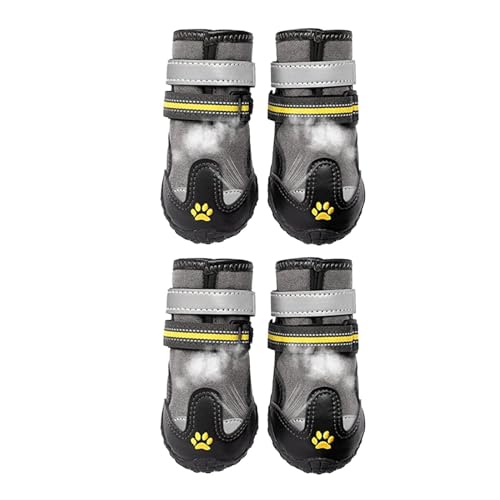 wiroouia Hundestiefel, Hundeschuhe wasserdicht | 4X wasserdichte Haustier-Hundeschuhe,Bequeme Hundeschuhe für den Innen- und Außenbereich mit verstellbarem Riemen zum Spazierengehen und Laufen wiroouia Hundestiefel, Hundeschuhe wasserdicht | 4X wasserdichte Haustier-Hundeschuhe,Bequeme Hundeschuhe für den Innen- und Außenbereich mit verstellbarem Riemen zum Spazierengehen und Laufen von wiroouia