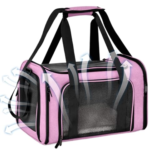 wiroouia Kleine Katzentransportbox, Katzentransportbox | Multifunktionale Welpentrage,Atmungsaktive Kleintiertragetaschen für kleine Katzen und Hunde, Faltbare Haustiertragetasche von wiroouia