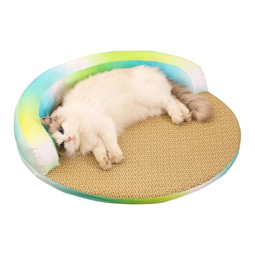 wiroouia Kühlmatte Für Hunde | Abnehmbare Haustier Rattanauflage - Katzenschlafplatz & Hundebett Für Kleintiere, Seniorenwelpen In Schlafzimmer, Wohnzimmer, Haus wiroouia Kühlmatte Für Hunde | Abnehmbare Haustier Rattanauflage - Katzenschlafplatz & Hundebett Für Kleintiere, Seniorenwelpen In Schlafzimmer, Wohnzimmer, Haus von wiroouia