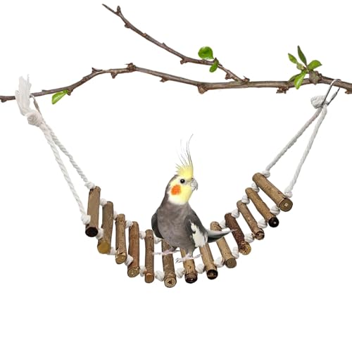 wiroouia Reptilien-Kletterbrücke,Gecko-Leiterbrücke,Flexibler Schwingweg | Einfache Montage, dekorative, robuste -Eidechsen-Kletterleiter für Hamster, Turteltauben, Sittiche, Aras und Turteltauben wiroouia Reptilien-Kletterbrücke,Gecko-Leiterbrücke,Flexibler Schwingweg | Einfache Montage, dekorative, robuste -Eidechsen-Kletterleiter für Hamster, Turteltauben, Sittiche, Aras und Turteltauben von wiroouia