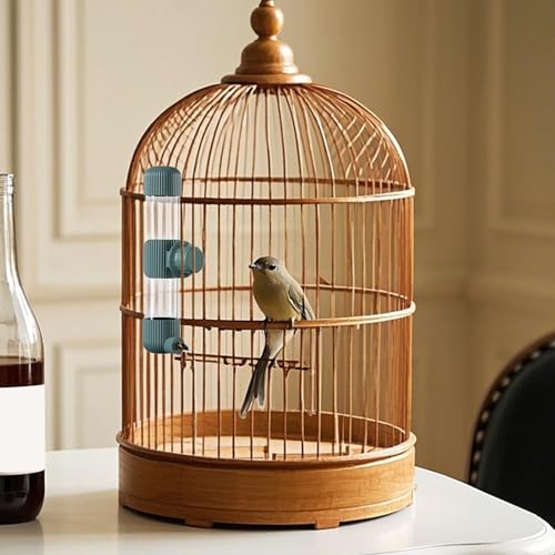 wiroouia SCAKEET -Wasserspender für Käfig, Vogelwasserspender für Käfig - Automatischer Wasserer für | Vogelwasserfuttermittel vom Typ Lecksoacher Käfig Habe HAINE FÜR Finch Blue Jay MICKADE Part von wiroouia