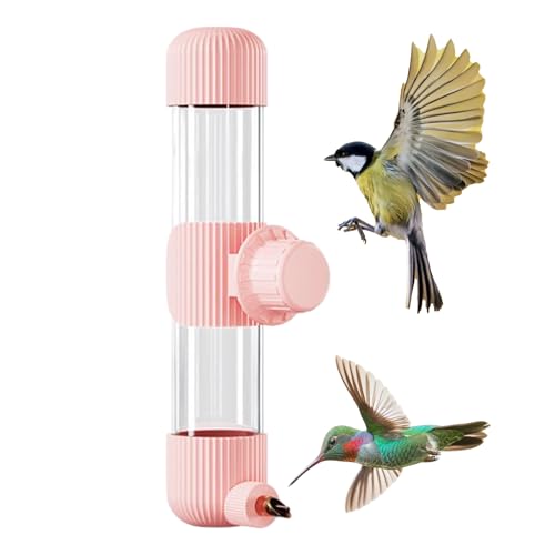 wiroouia Vogelkäfig -Wasserspender, Sichtweite Wasserspender für Käfig,Automatischer Wasserer für | Vogelwasserfuttermittel vom Typ Lecksoacher Käfig Habe HAINE FÜR Finch Blue Jay MICKADE Part Canary von wiroouia